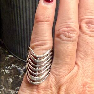 Stylish Sterling Silver Women's Statement Ring